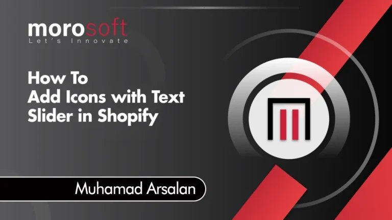 How To Add Icons with Text Slider in Shopify